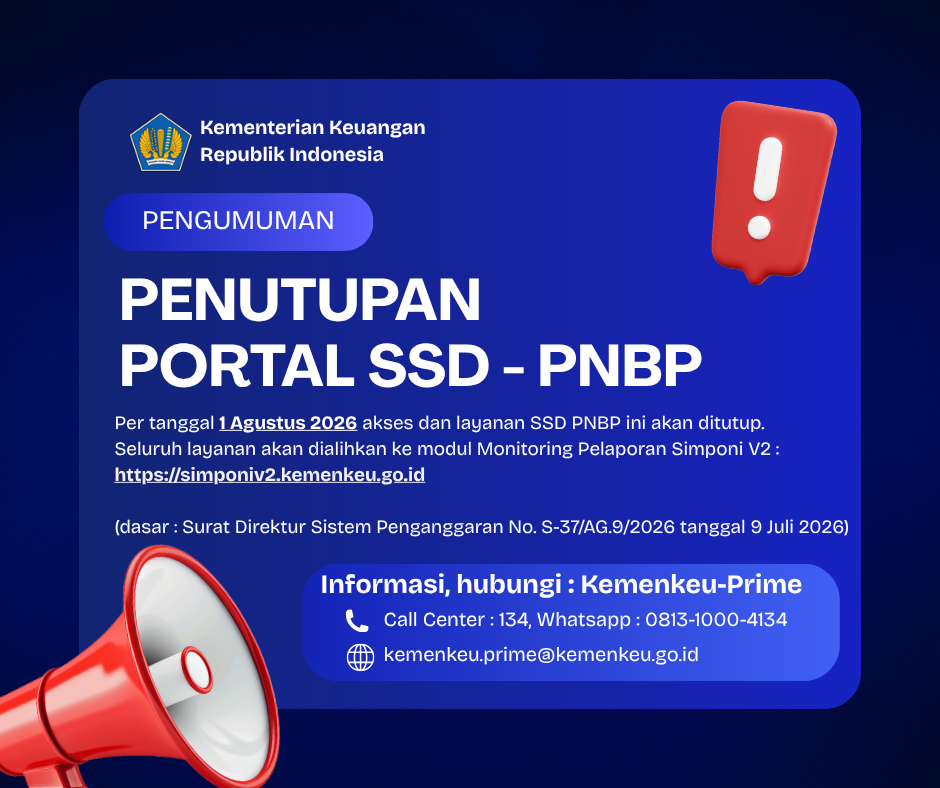 Penutupan SSD PNBP